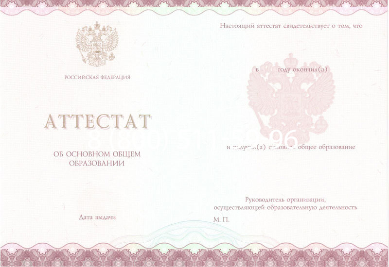 Купить Аттестат за 9 класс 2014-2024 года в Балашихе Купить Аттестат за 9 класс 2014-2024 года в Балашихе