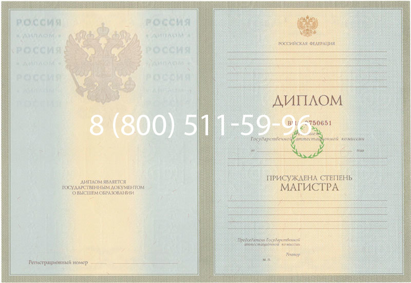 Купить Диплом магистра 2003-2009 годов в Балашихе