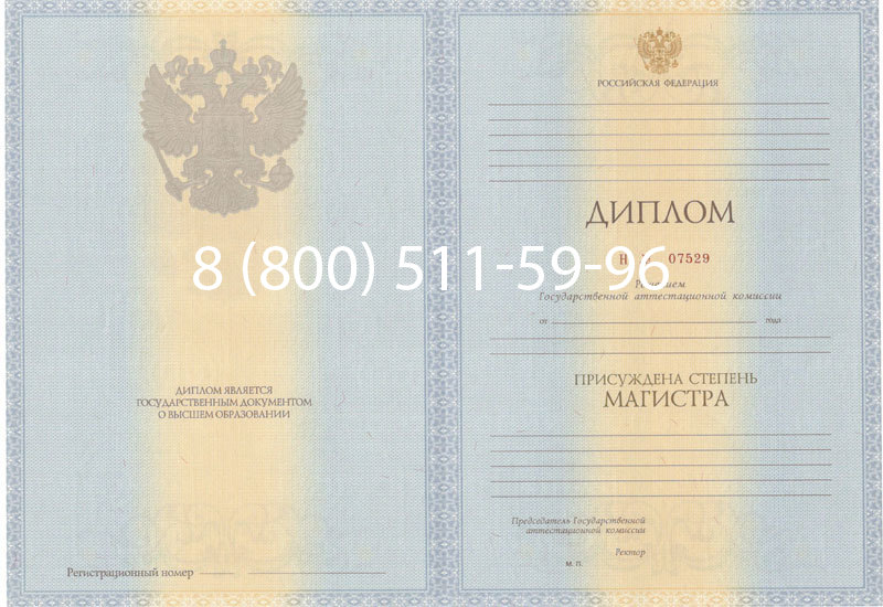 Купить Диплом магистра 2012-2013 годов в Балашихе