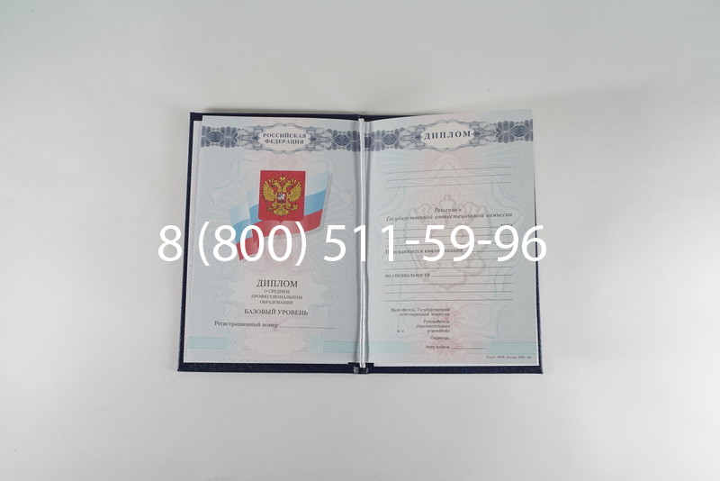 Диплом о среднем образовании 2007-2010 годов в Балашихе