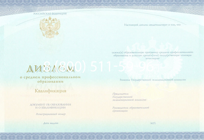 Купить Диплом техникума (Спецбланк) 2014-2024 года в Балашихе Купить Диплом техникума (Спецбланк) 2014-2024 года в Балашихе